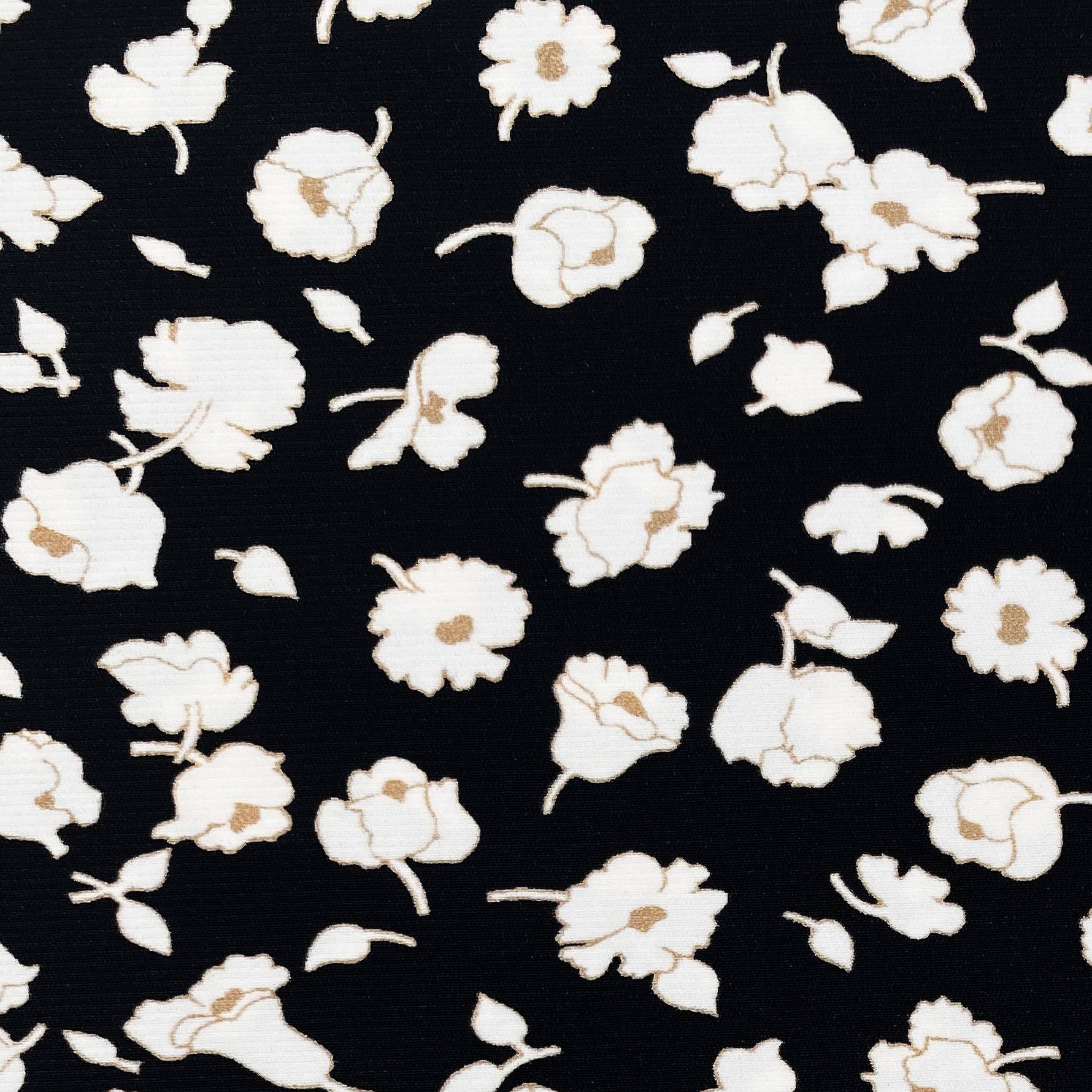 TESTURĂ TRICOT IMPRIMAT FLORAL